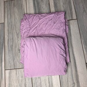 Girls Bedsure 100% Viscose Bamboo Twin Size Bed Sheet Set Lavender Purple
